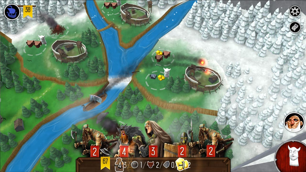 Illustration for article titled Raiders Of The North Sea Is A Really Good Digital Board Game
